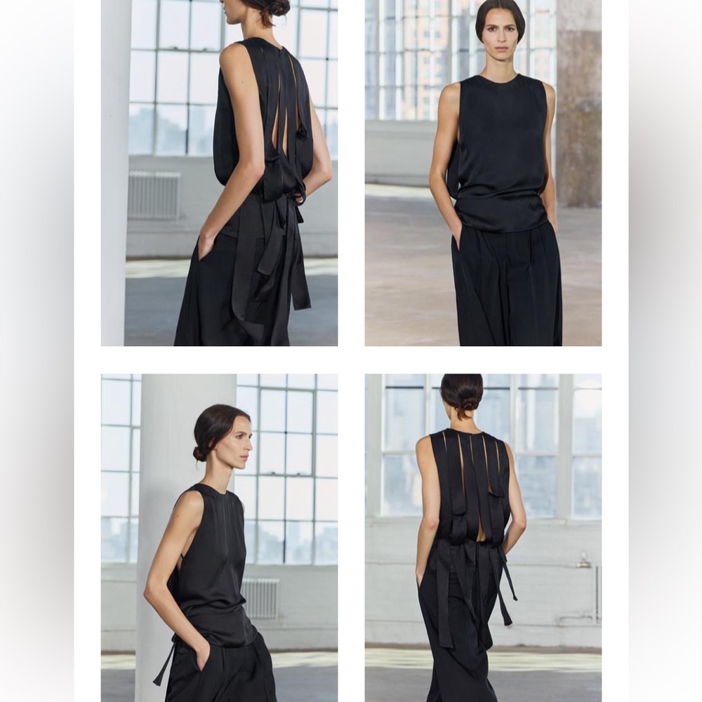 Zara ribbons top limited edition